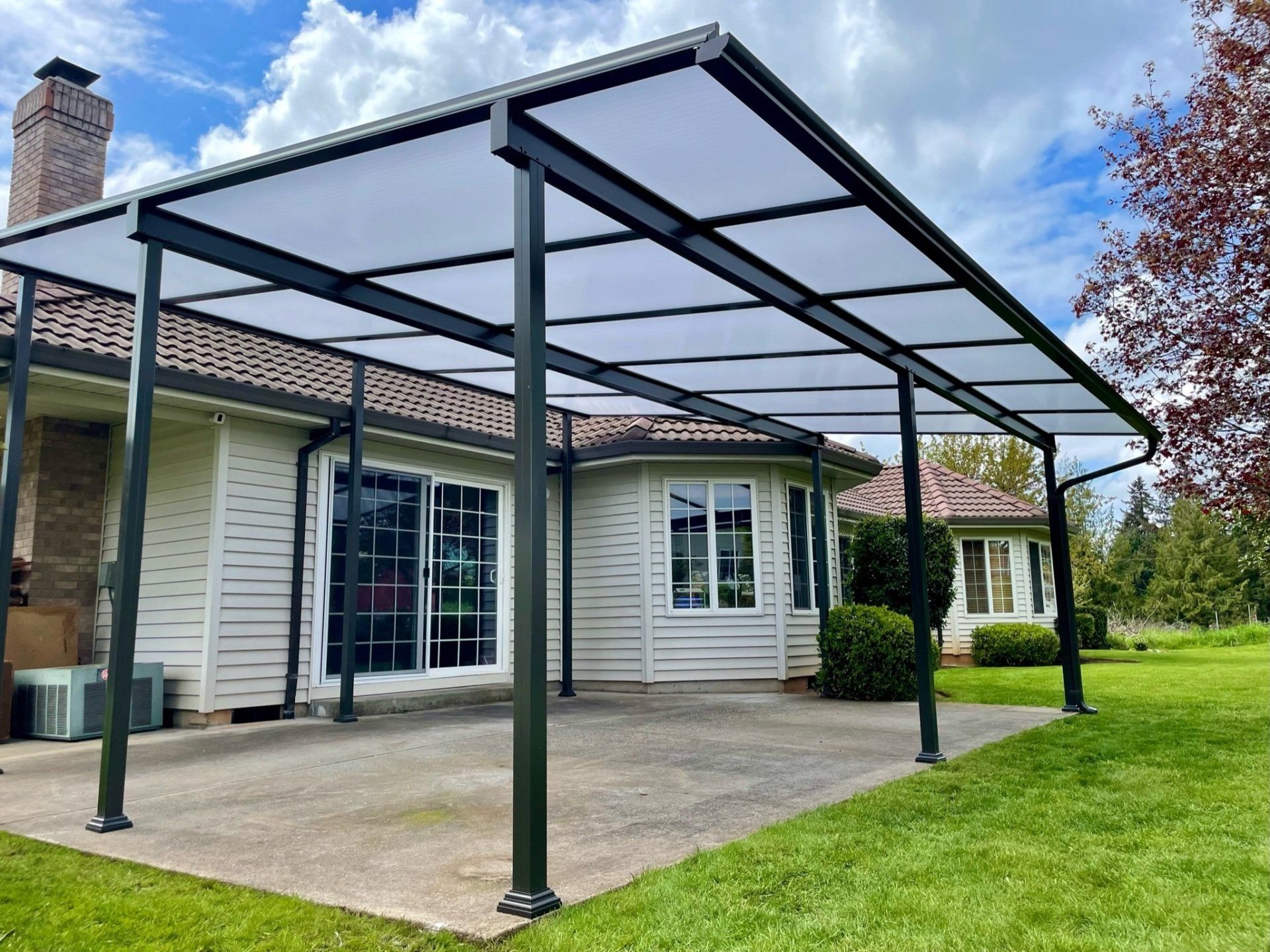 Patio Cover Contractor Portland - Crown Patio Covers - Process- Shed Roof Acrylic Panels