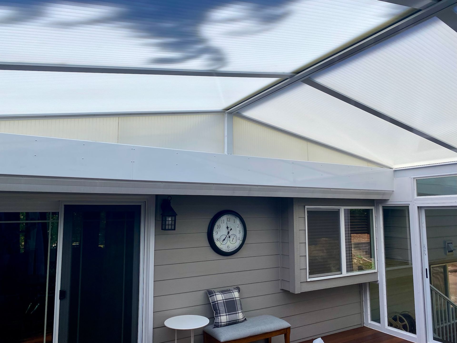 Patio Cover Contractor Portland - Crown Patio Covers - Process- Shed Roof Acrylic Panels