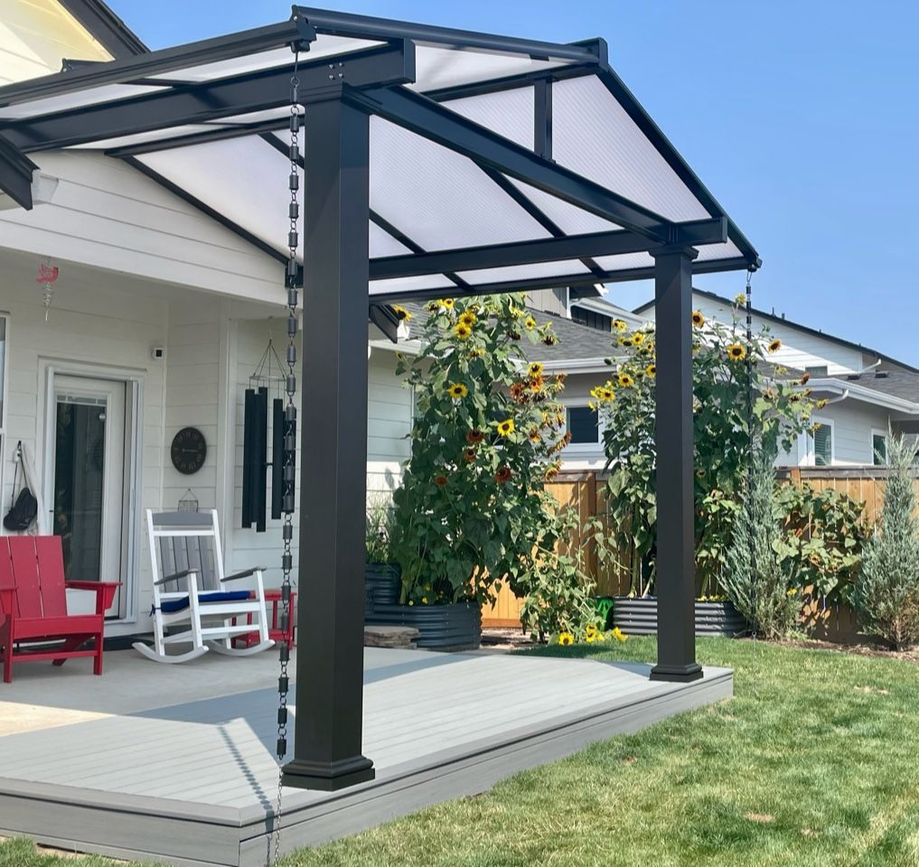 An Acrylite Patio Cover Installed by Crown Patio Covers in Portland, Oregon