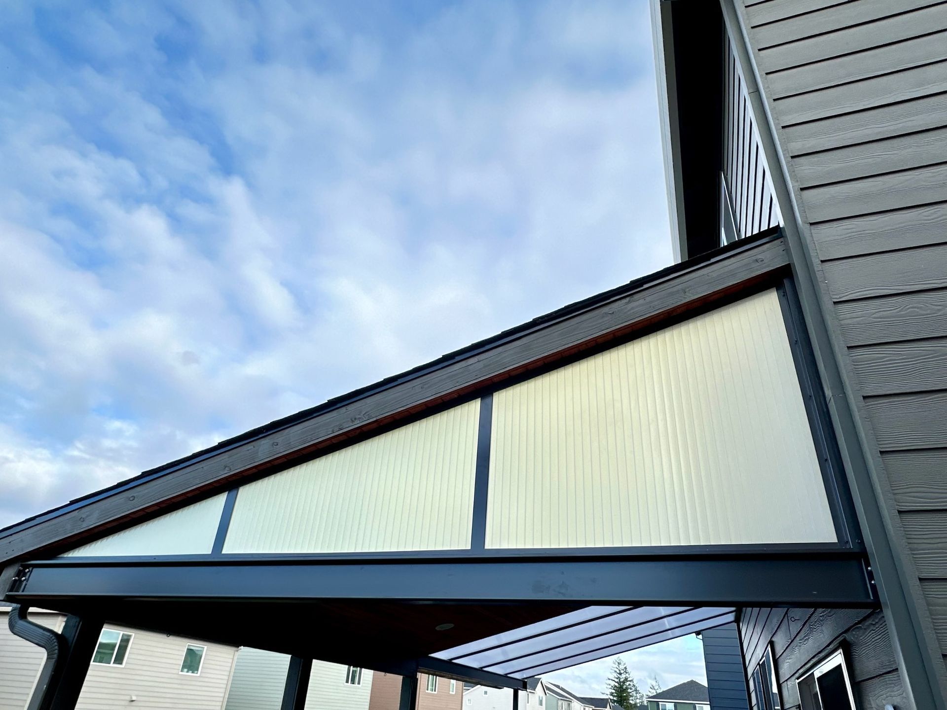 Custom Patio Cover by Crown Patio Covers in the Portland Oregon Area
