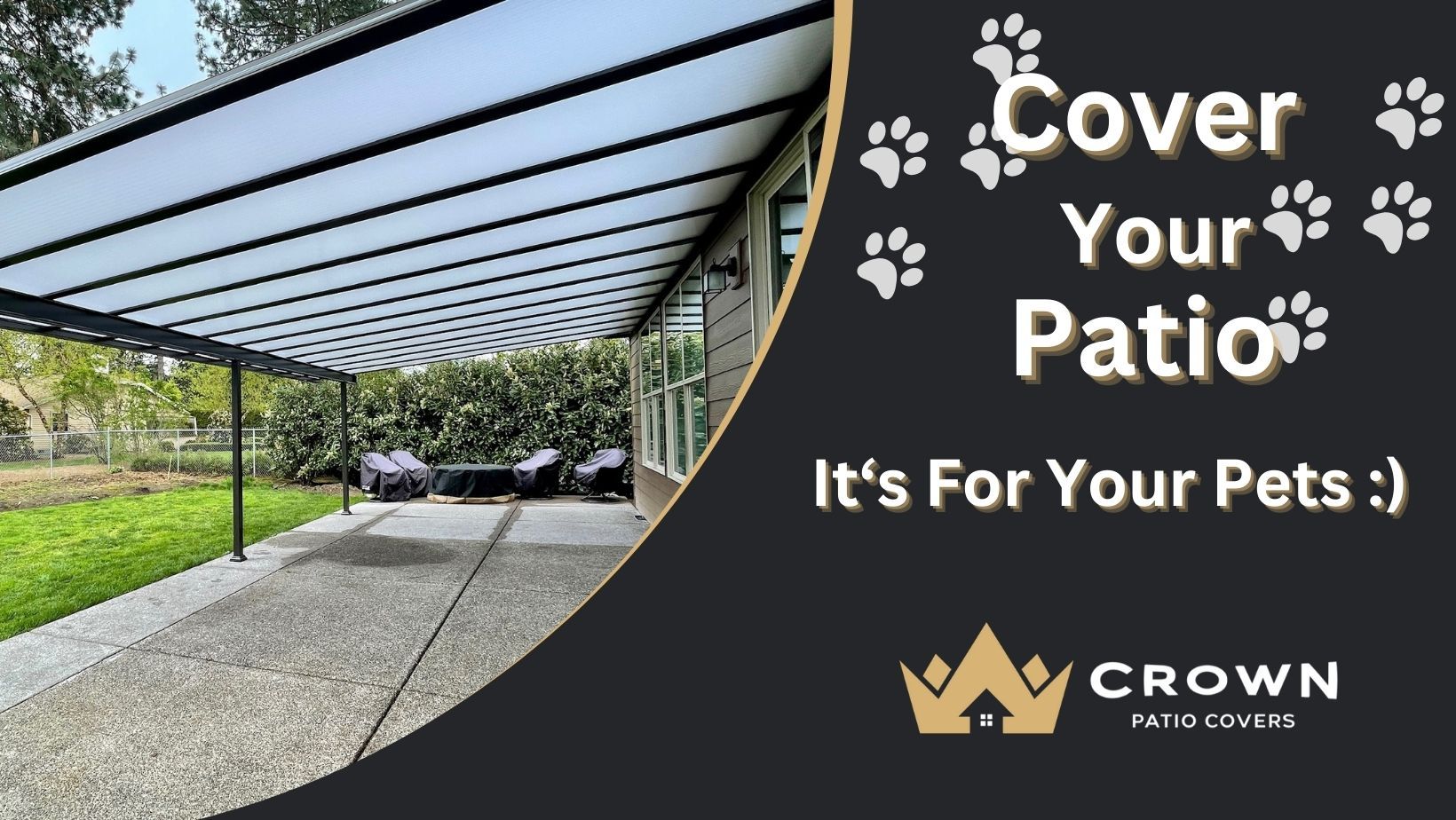 Crown Patio Covers in Portland Oregon helps install covers in  Fall time