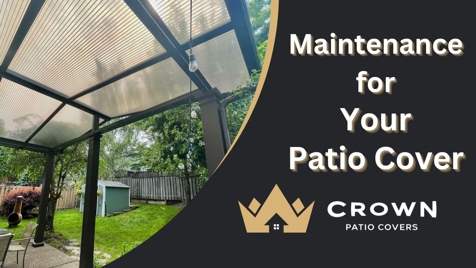 Portland Patio Cover Contractor on the Importance of Maintenance of Patio Covers.