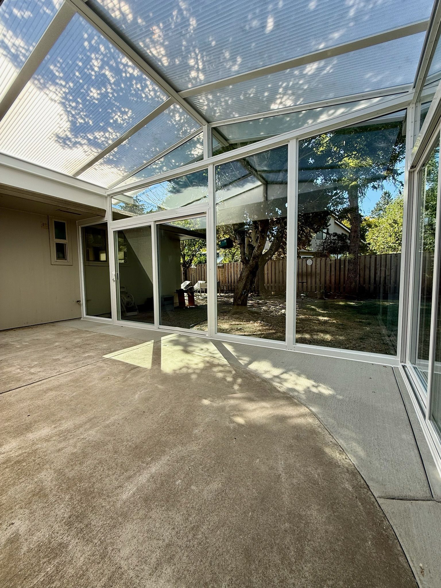 New Sunroom and Patio Enclosure in Rock Creek area of Beaverton Oregon by Crown Patio Covers