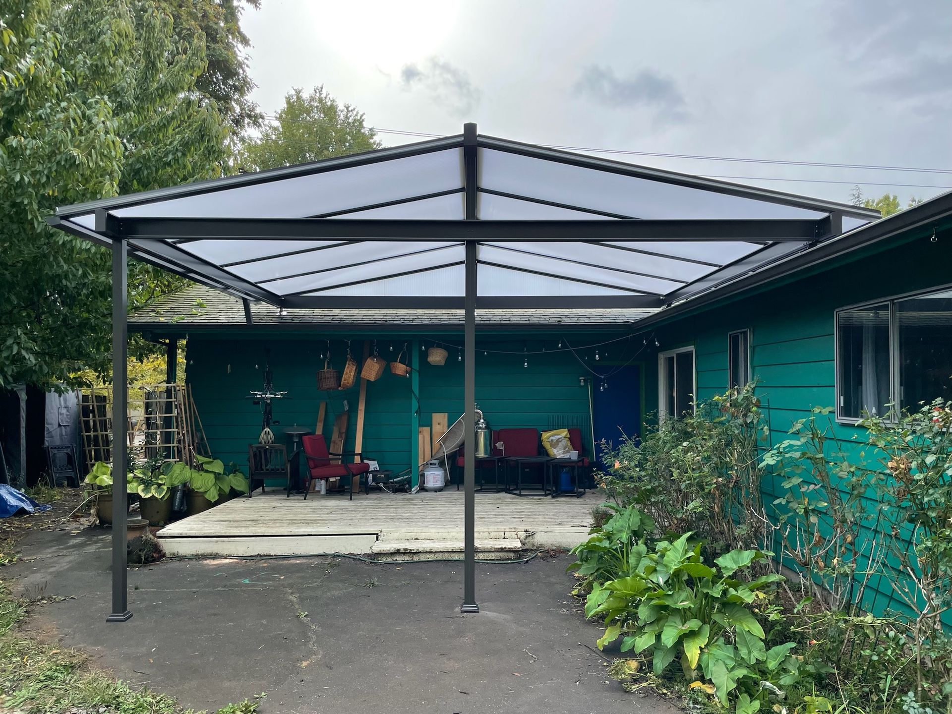 Nice Gable Style patio Cover near Camas Washington by Crown Patio Covers