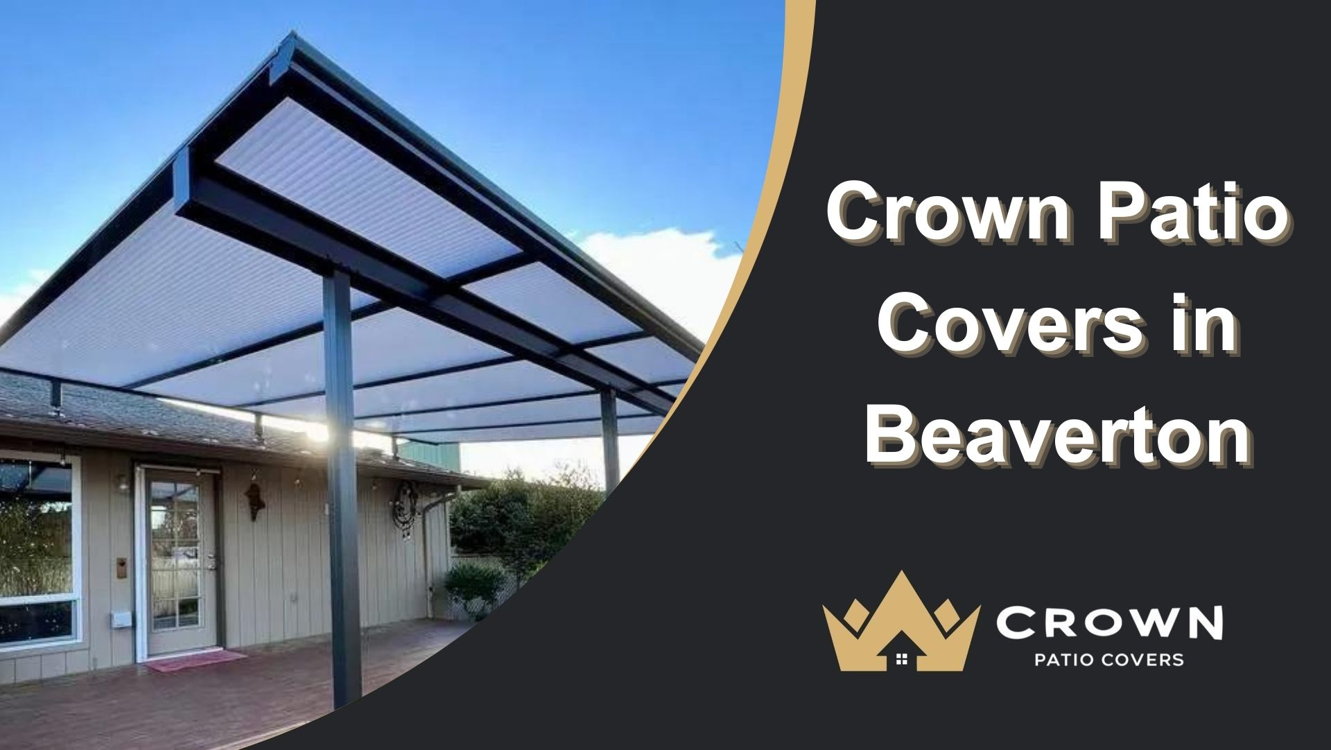 Patio Cover Installation by Crown Patio Covers in Beaverton, Oregon