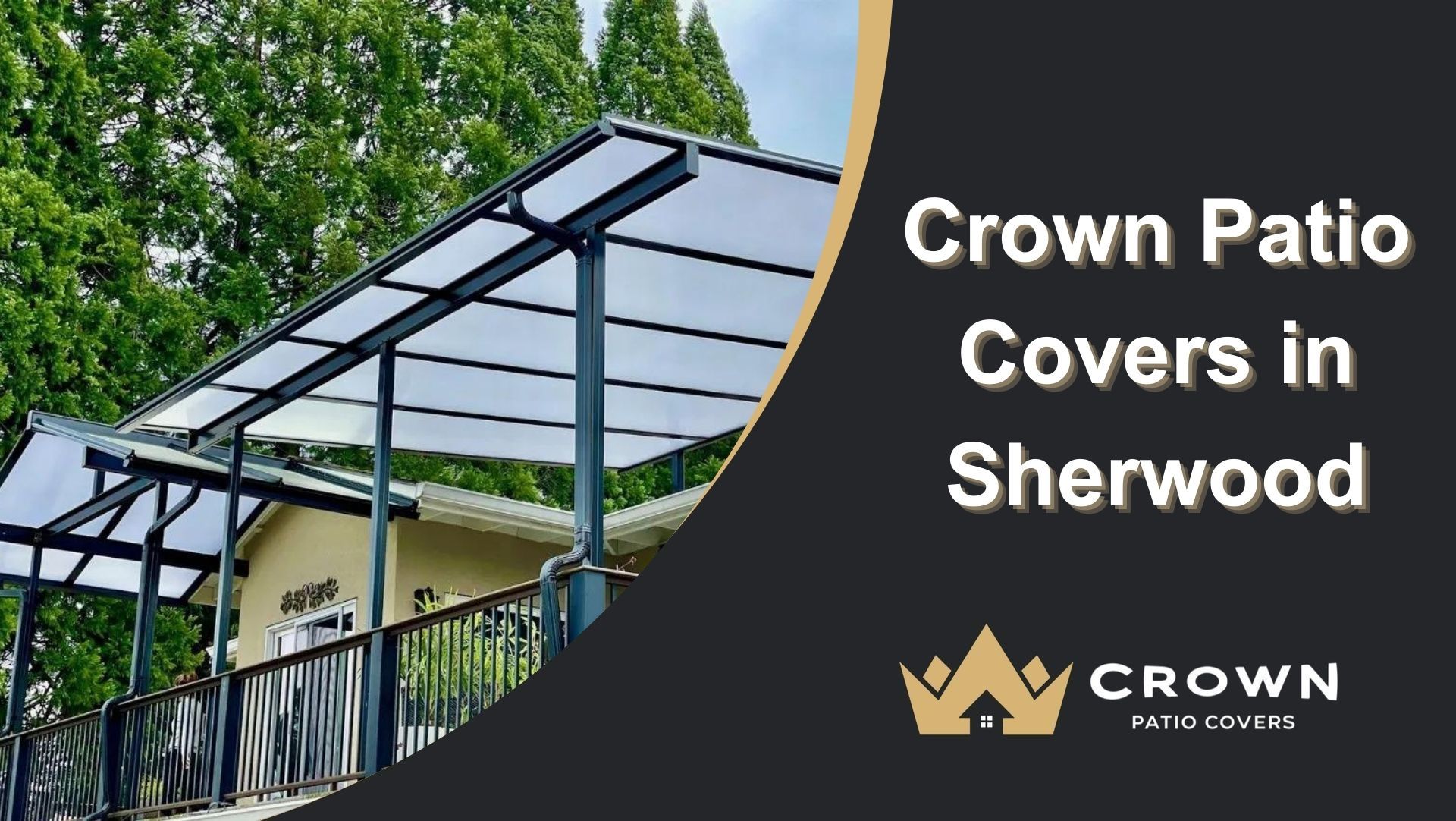 Sherwood Patio Covers installed by Crown Patio Covers a Patio Cover Contractor in the Portland, area