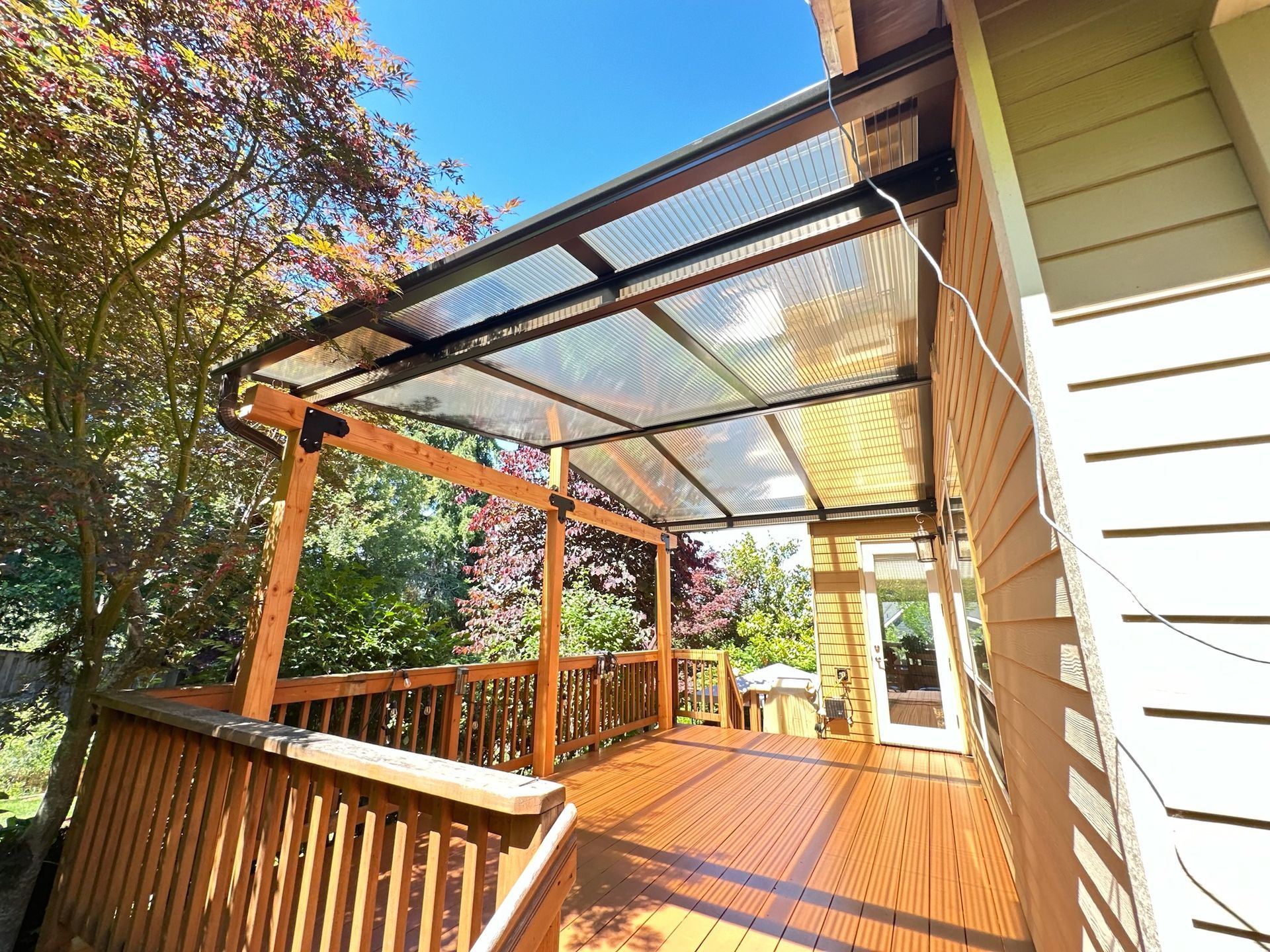 Patio Cover Installed by Crown Patio Covers in Tualatin Oregon