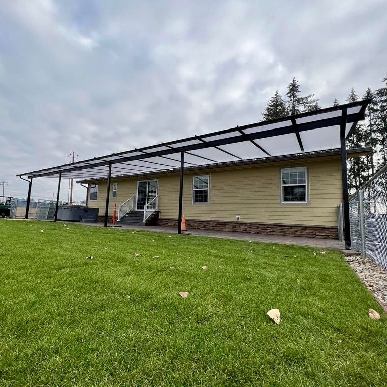 Patio Cover Project in Salem Oregon area by Crown Patio Covers LLC
