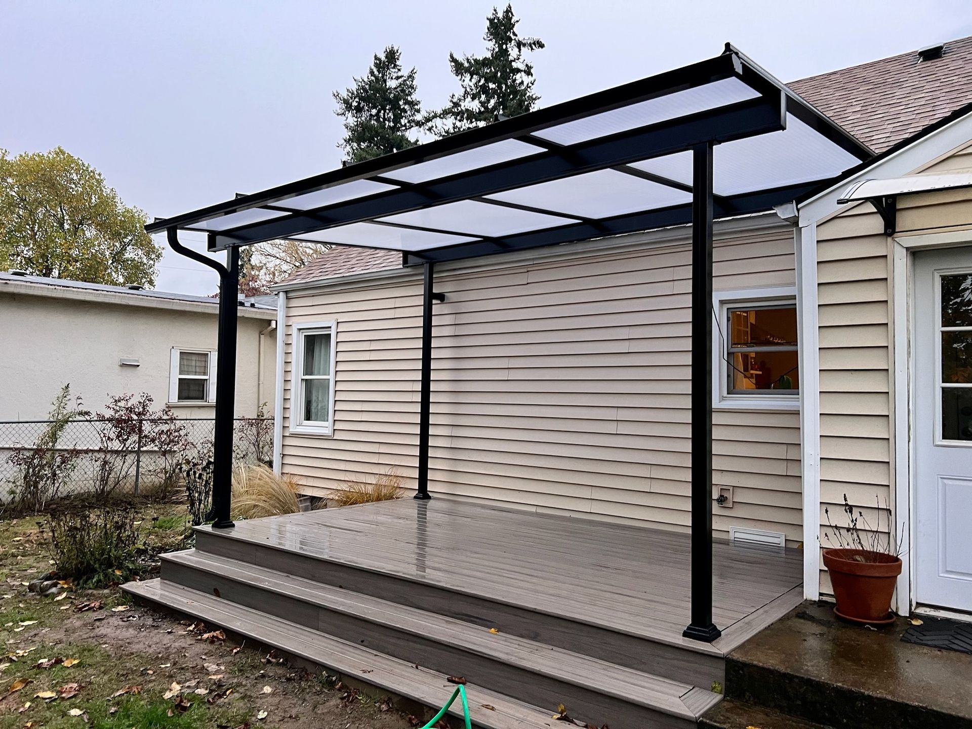 Patio Cover built in SE Portland by Crown Patio Covers LLC