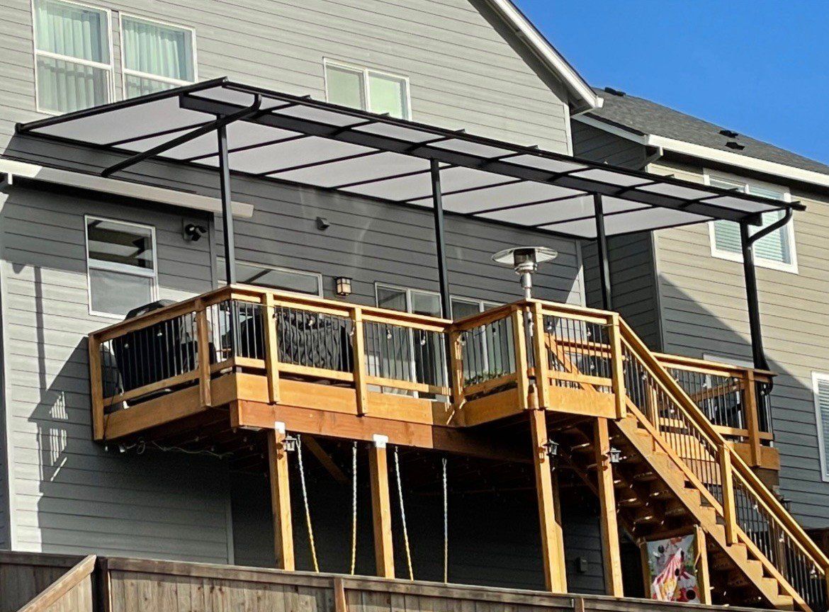 Patio Cover in Portland with Acylite Acrylic Roof