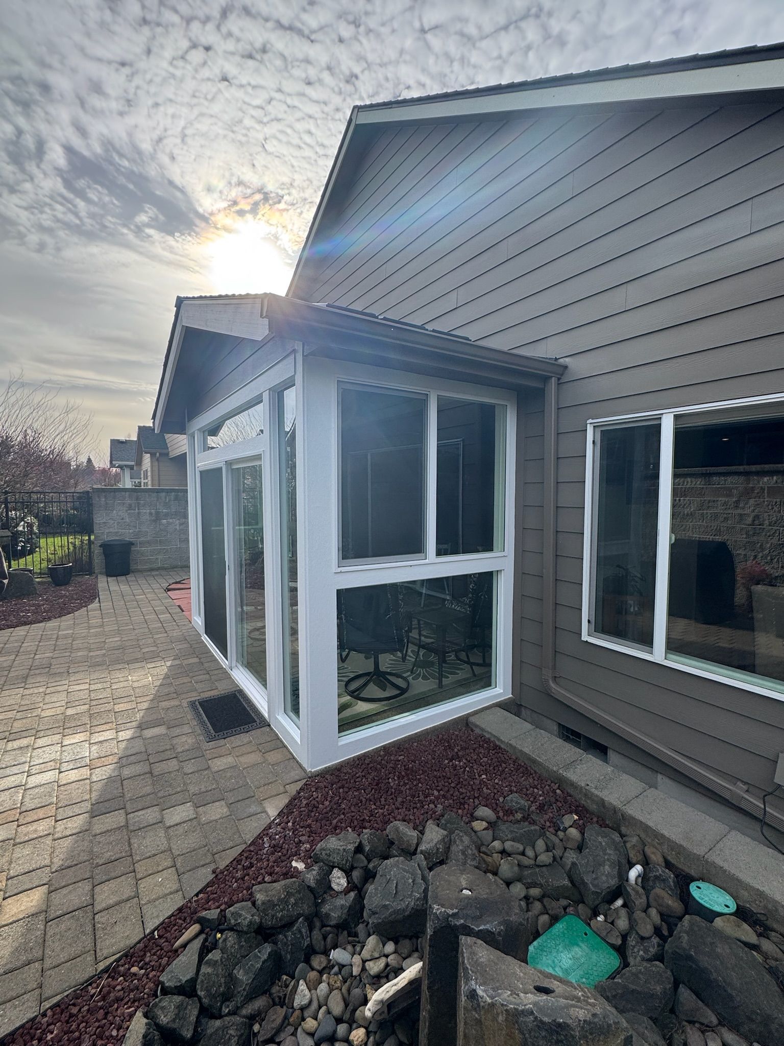 Patio Enclosure Addition built by Crown Patio Covers