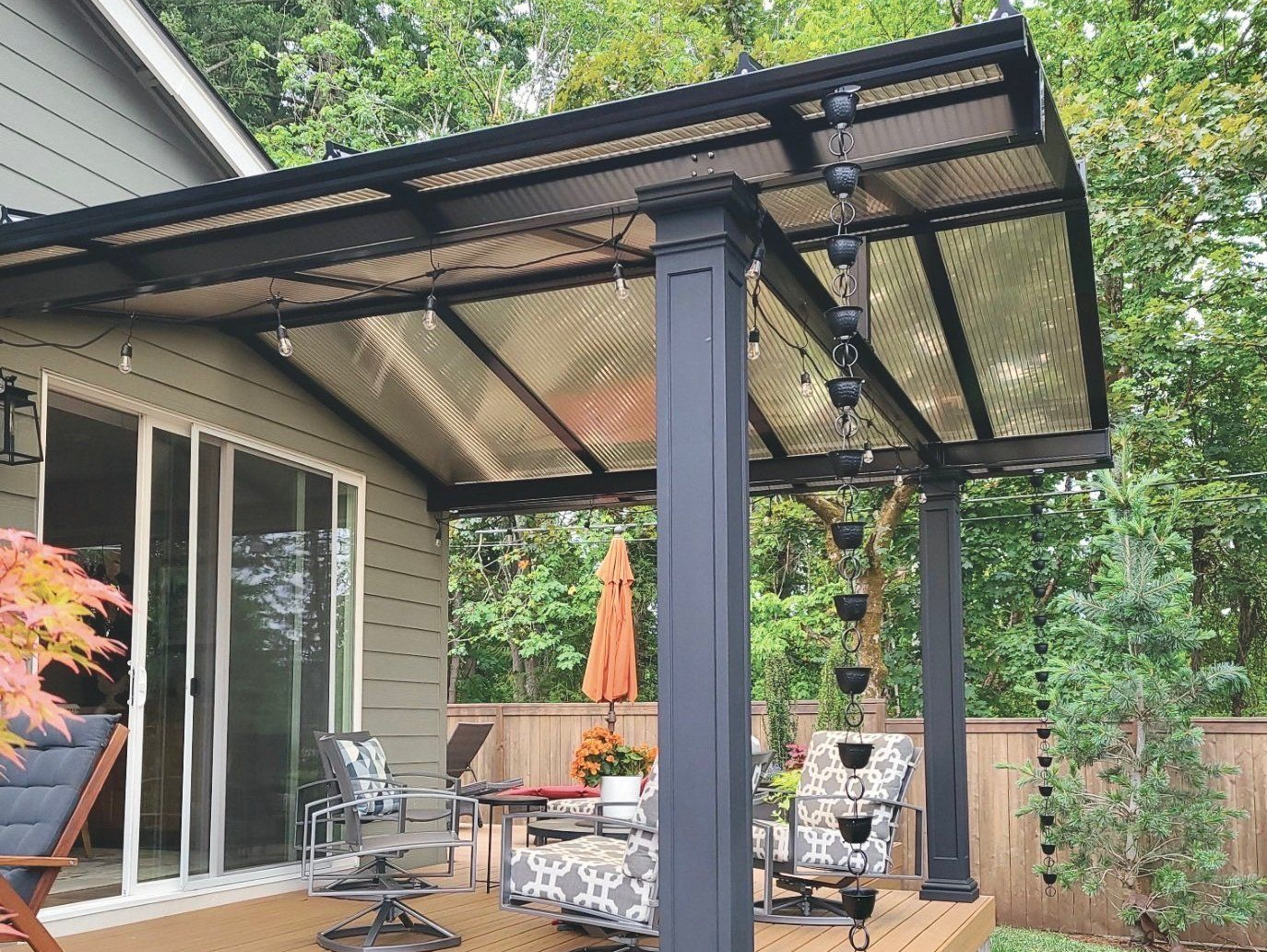 Patio Covers in Damascus Oregon - Gable Roof with ACRYLITE Acrylic