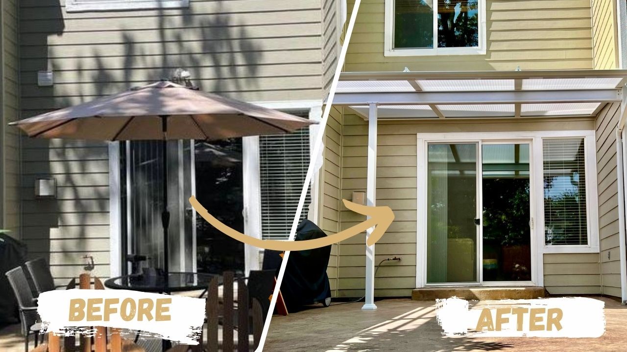 West Linn Oregon Project 2 Before & After Photos - Crown Patio Covers, LLC