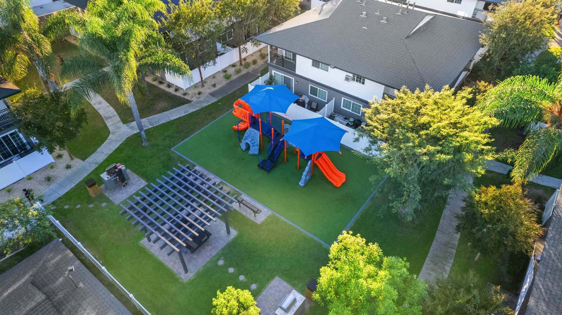 Exterior Photo of Property - overhead of gazebo and playground