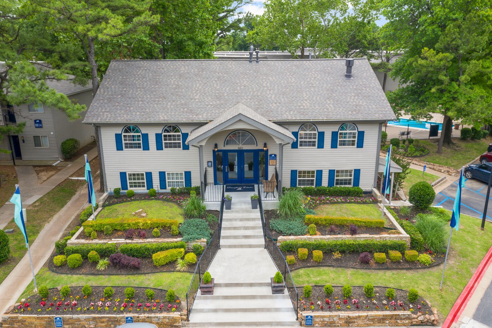 Deerfield Estates exterior top view