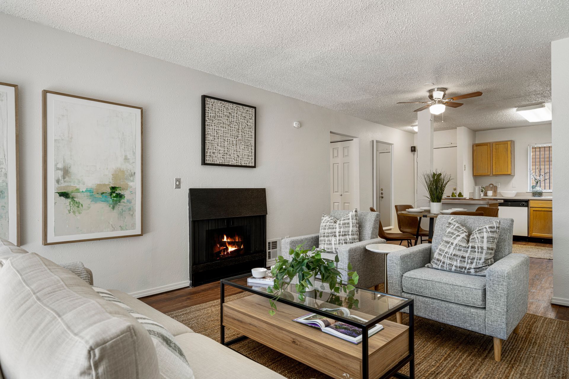 Deerfield Estates living room coffee table