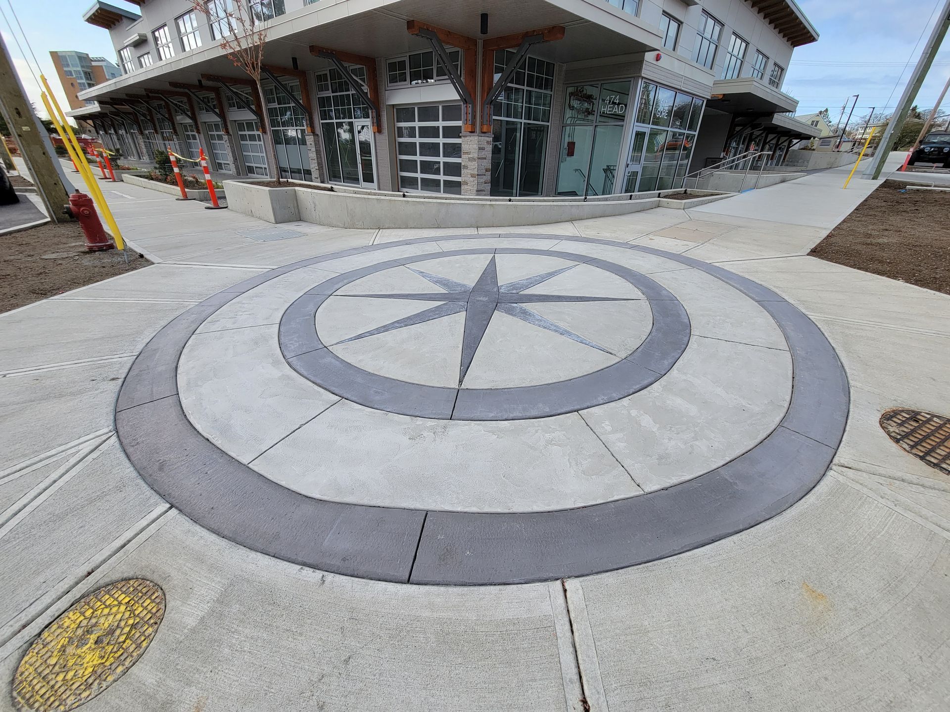 decorative concrete sidewalk