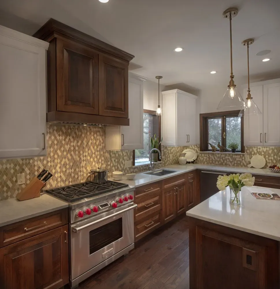 Kitchen with knife | St. Louis, MO | Perspective Cabinetry & Design