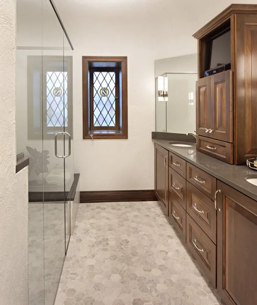 Bathroom window | St. Louis, MO | Perspective Cabinetry & Design