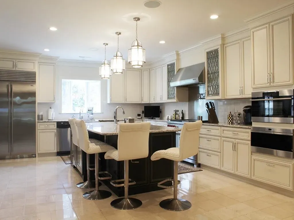 Kitchen with comfy chair | St. Louis, MO | Perspective Cabinetry & Design
