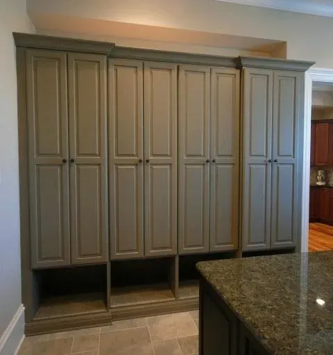 Gray closet | St. Louis, MO | Perspective Cabinetry & Design