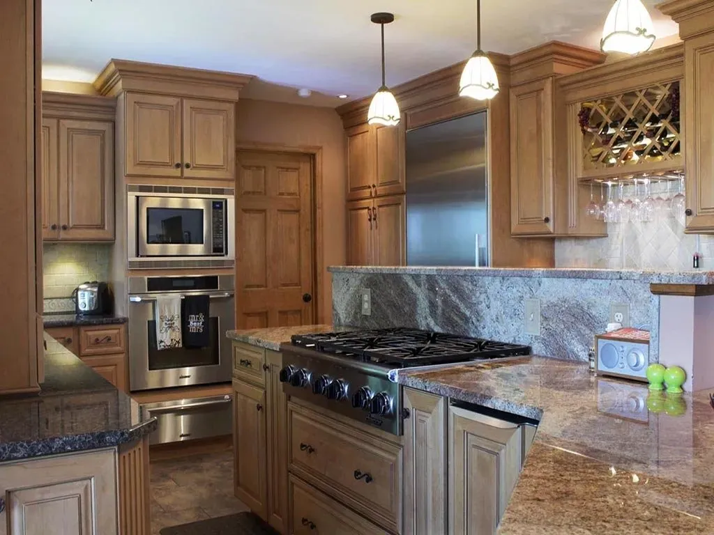 Kitchen with lights | St. Louis, MO | Perspective Cabinetry & Design
