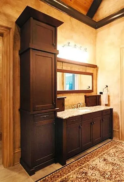 Warm bathroom | St. Louis, MO | Perspective Cabinetry & Design