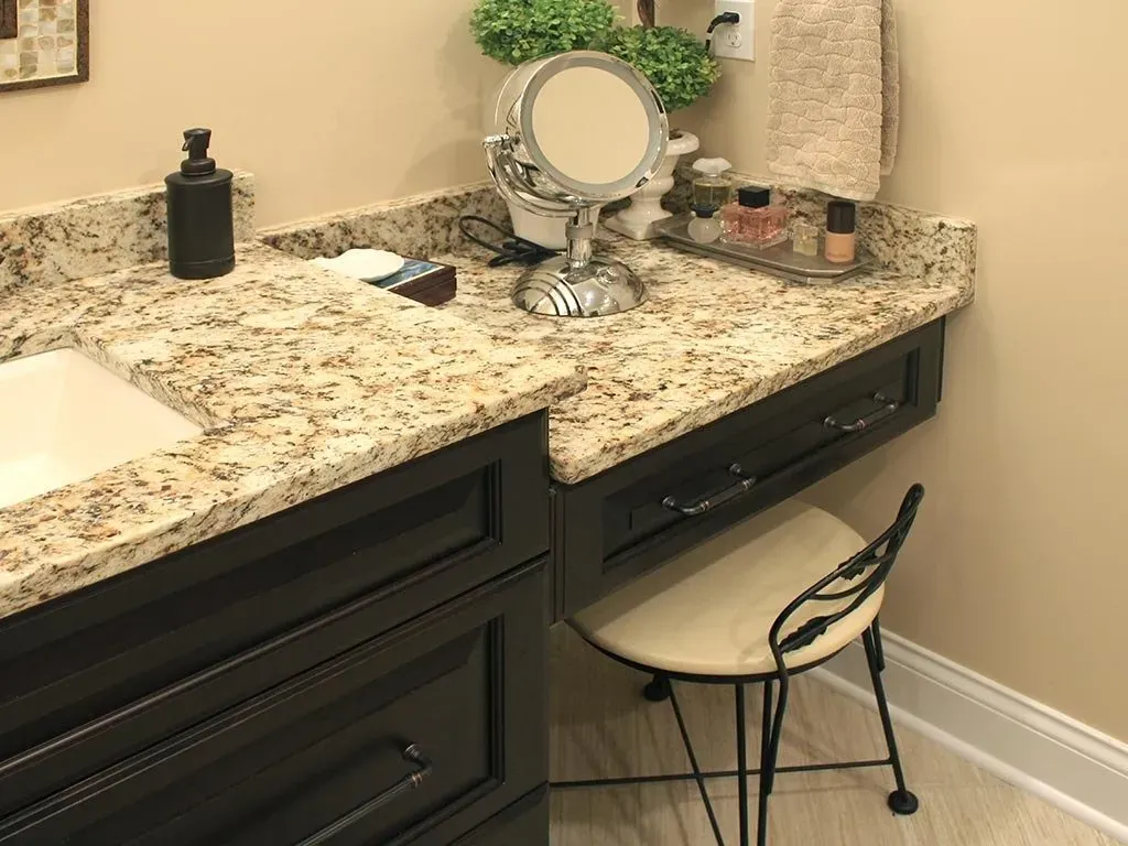 Make up area | St. Louis, MO | Perspective Cabinetry & Design