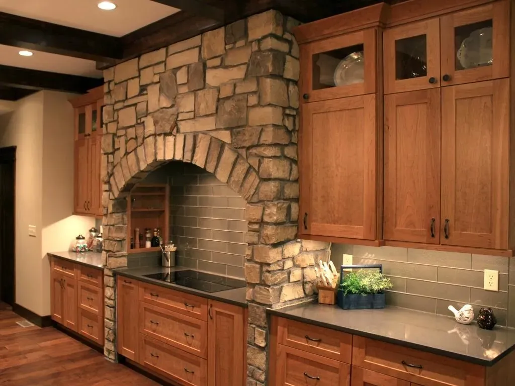 Brick style kitchen | St. Louis, MO | Perspective Cabinetry & Design