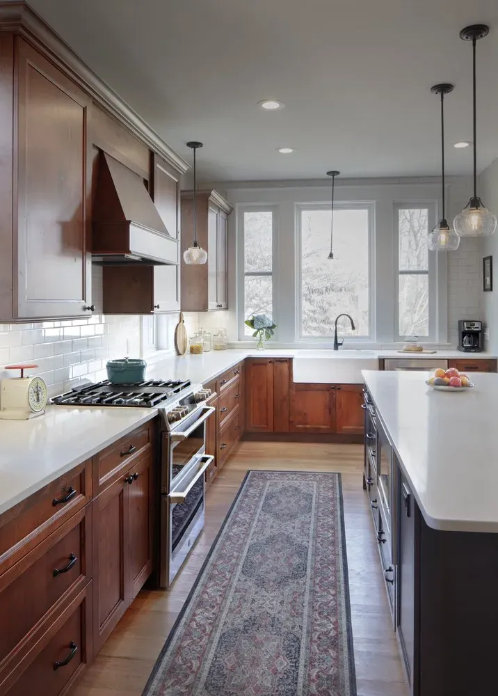 Kitchen with long carpet | St. Louis, MO | Perspective Cabinetry & Design