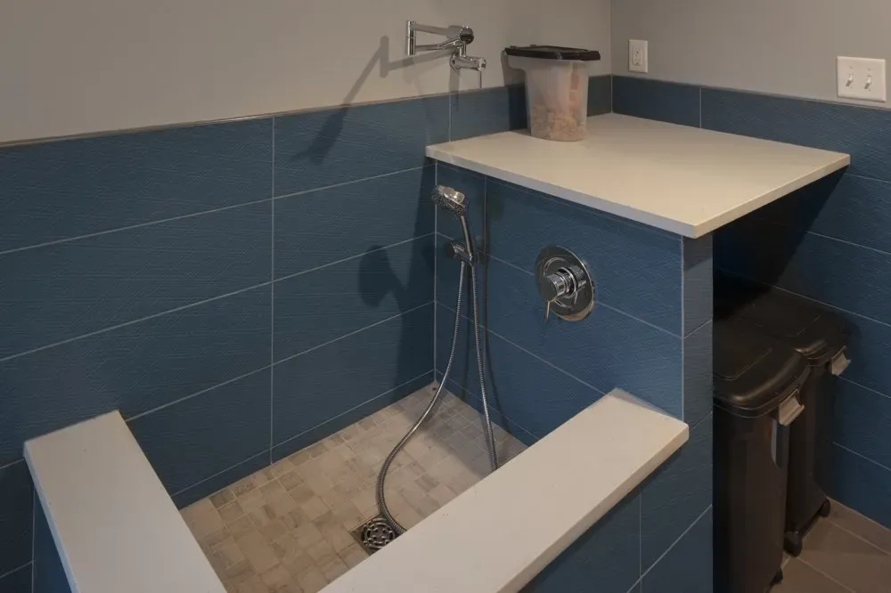 Residential mop sink | St. Louis, MO | Perspective Cabinetry & Design