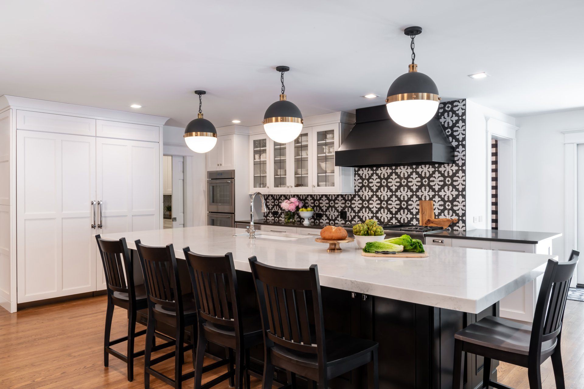 Kitchen With Three Chairs | St. Louis, MO | Perspective Cabinetry & Design