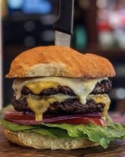 burger meal with fries