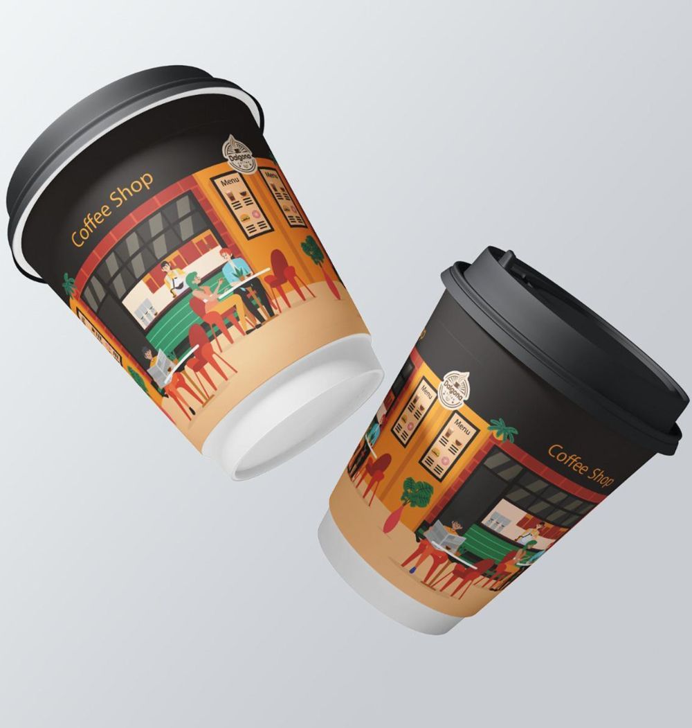 כוסות ממותגות