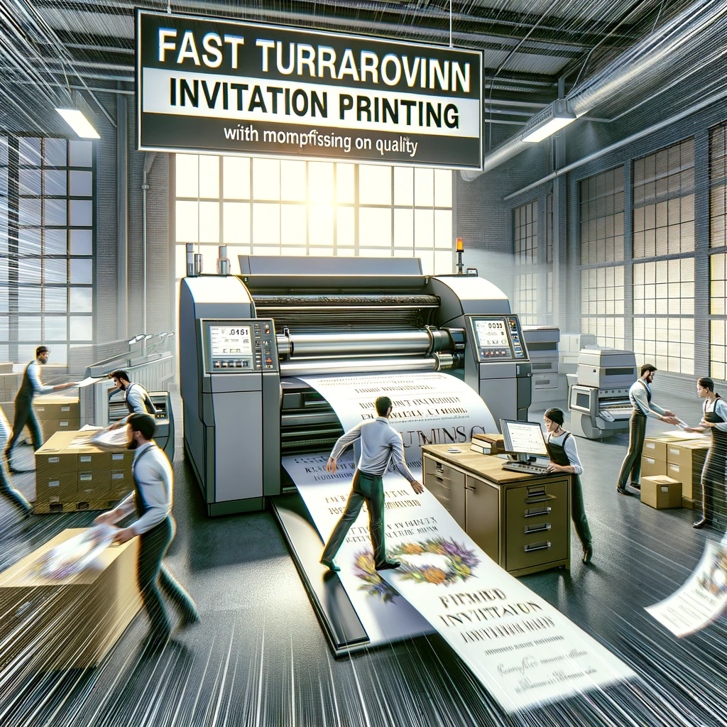 Fast Turnaround Invitation Printing in Flintridge, CA - C&M Printing