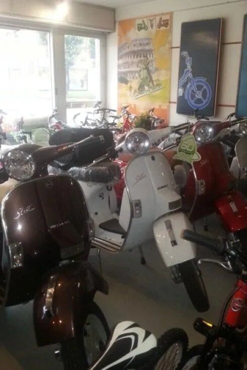 motocicli del negozio