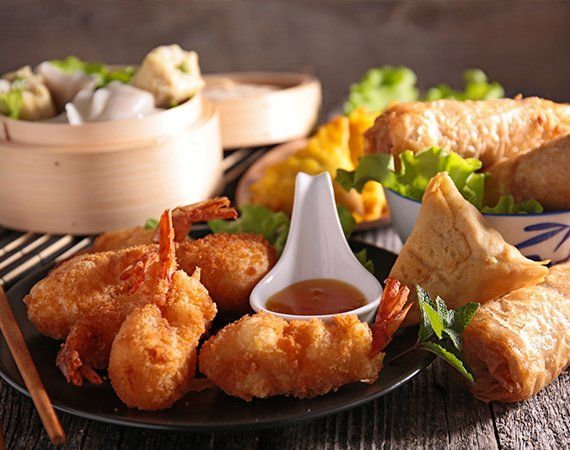 Fried Shrimp and Other Chinese Foods — Augusta, ME — Great Wall Buffet