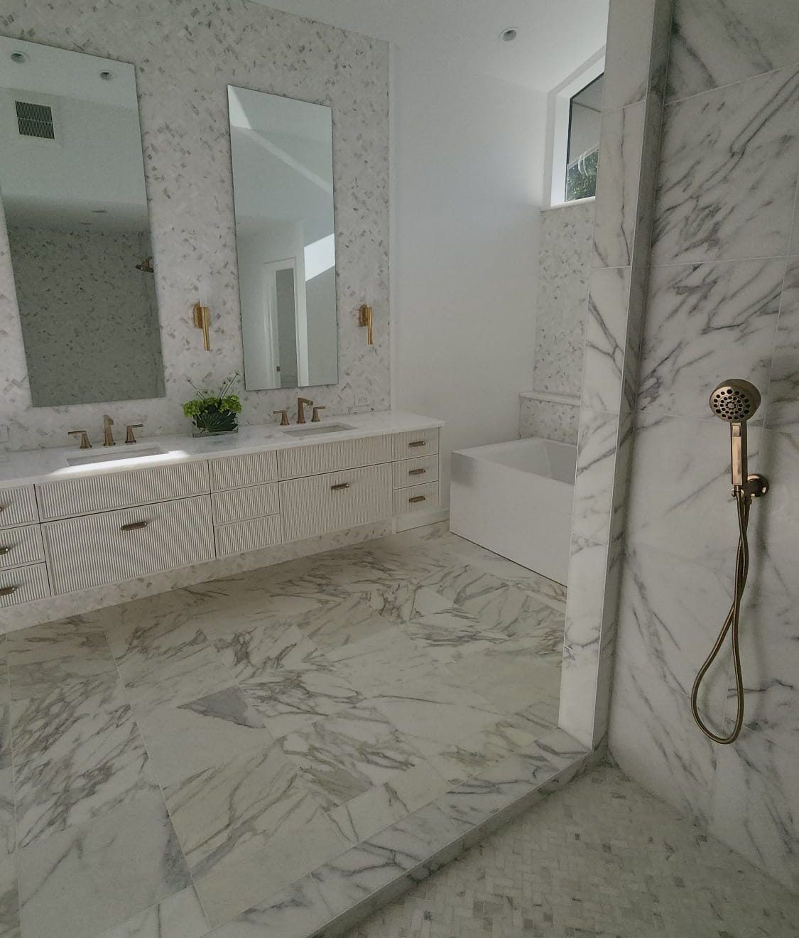 Marble Bathroom — Tulsa, OK — CS Remodeling