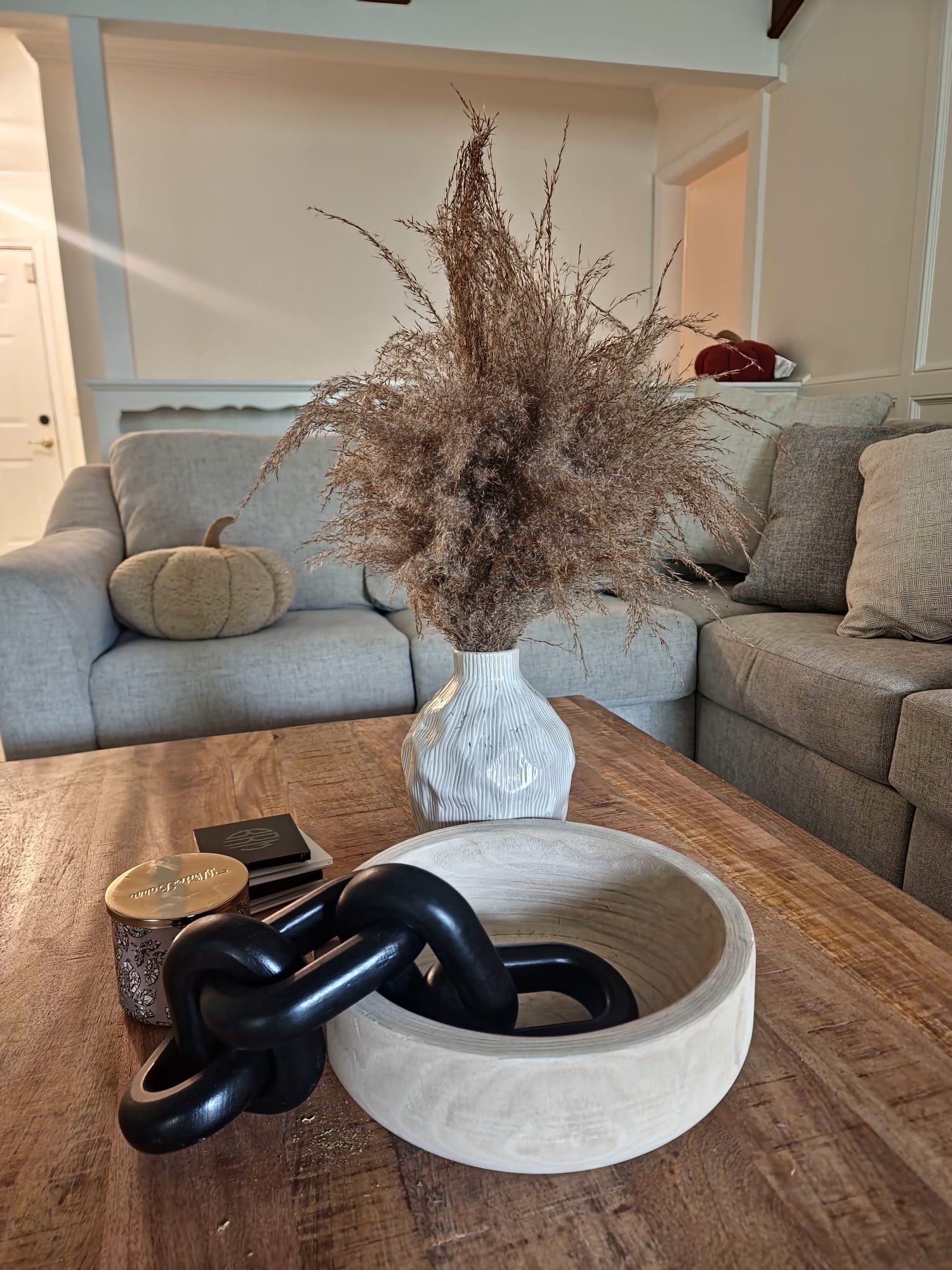 Pampas grass as an interior accent – Tulsa, OK - CS Remodeling