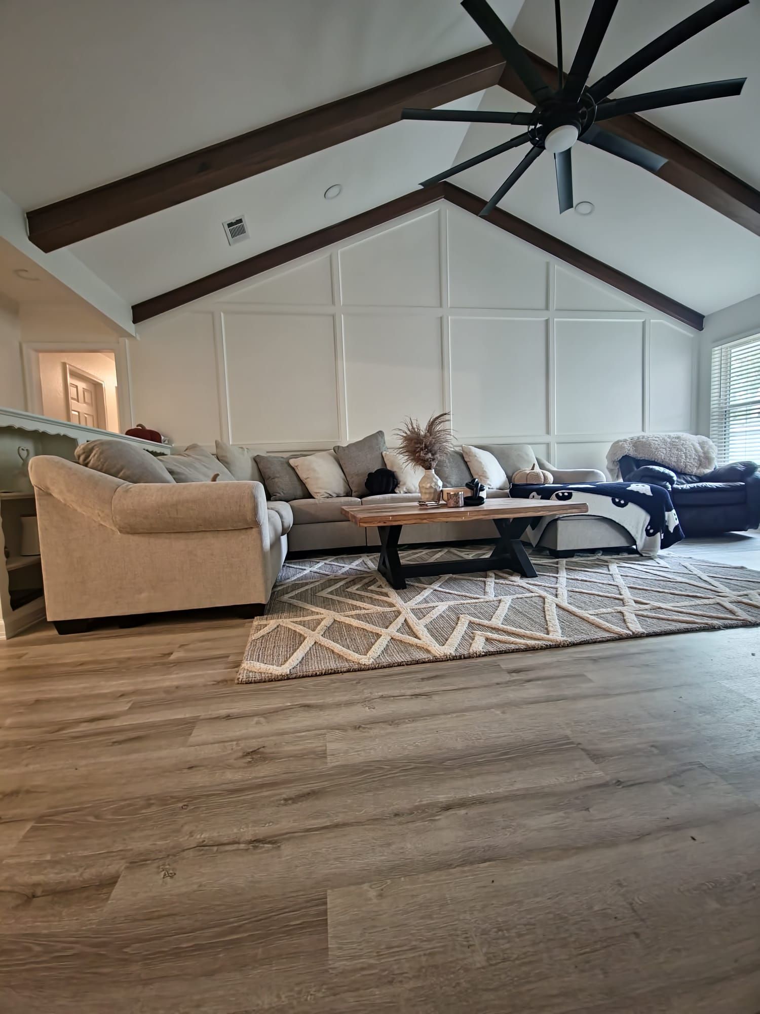 Plank wood flooring design – Tulsa, OK - CS Remodeling