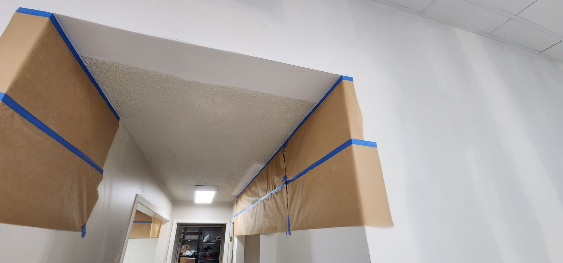 Ongoing repaint of the ceiling – Tulsa, OK - CS Remodeling