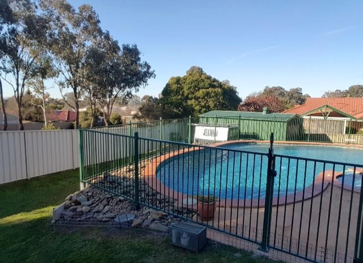 Steel Pool Fencing — Thurgoona, NSW — Twin City Fencing