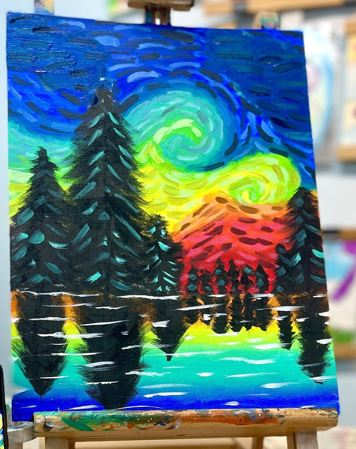 art with rich details wit colouring and shading.