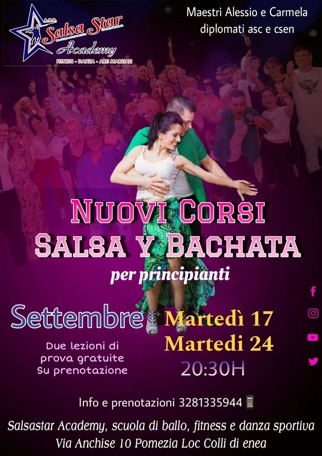 corsi di salsa e bachata