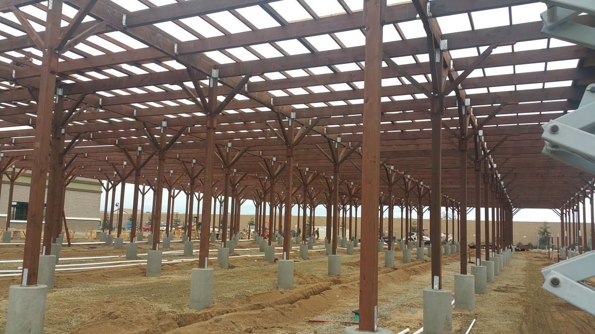 commercial patio cover installation