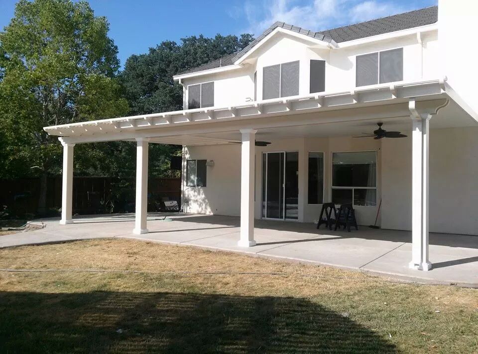 Patio Cover installed on back porch