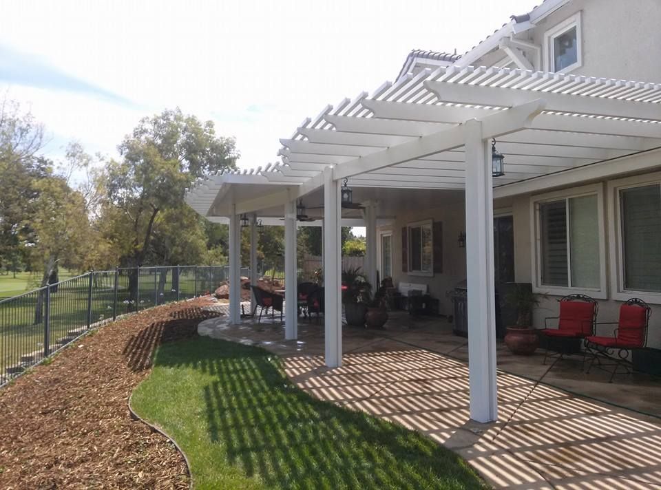 Patio Cover Installation Before And After Photos Sacramento 6415