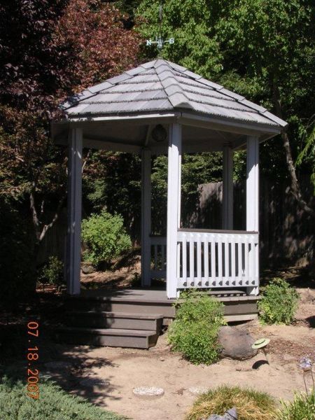 small backyard gazebo