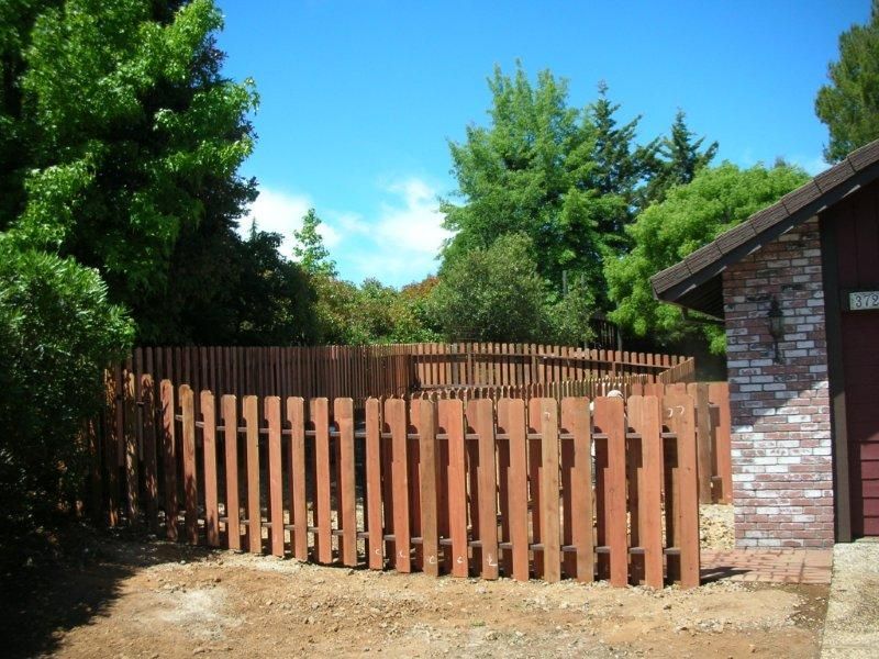 custom wood fence