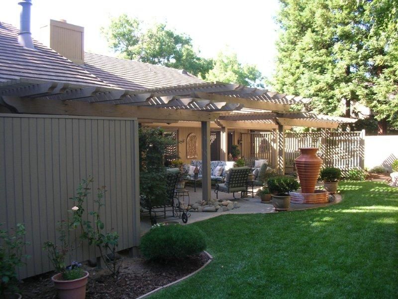 new pergola for outdoor space